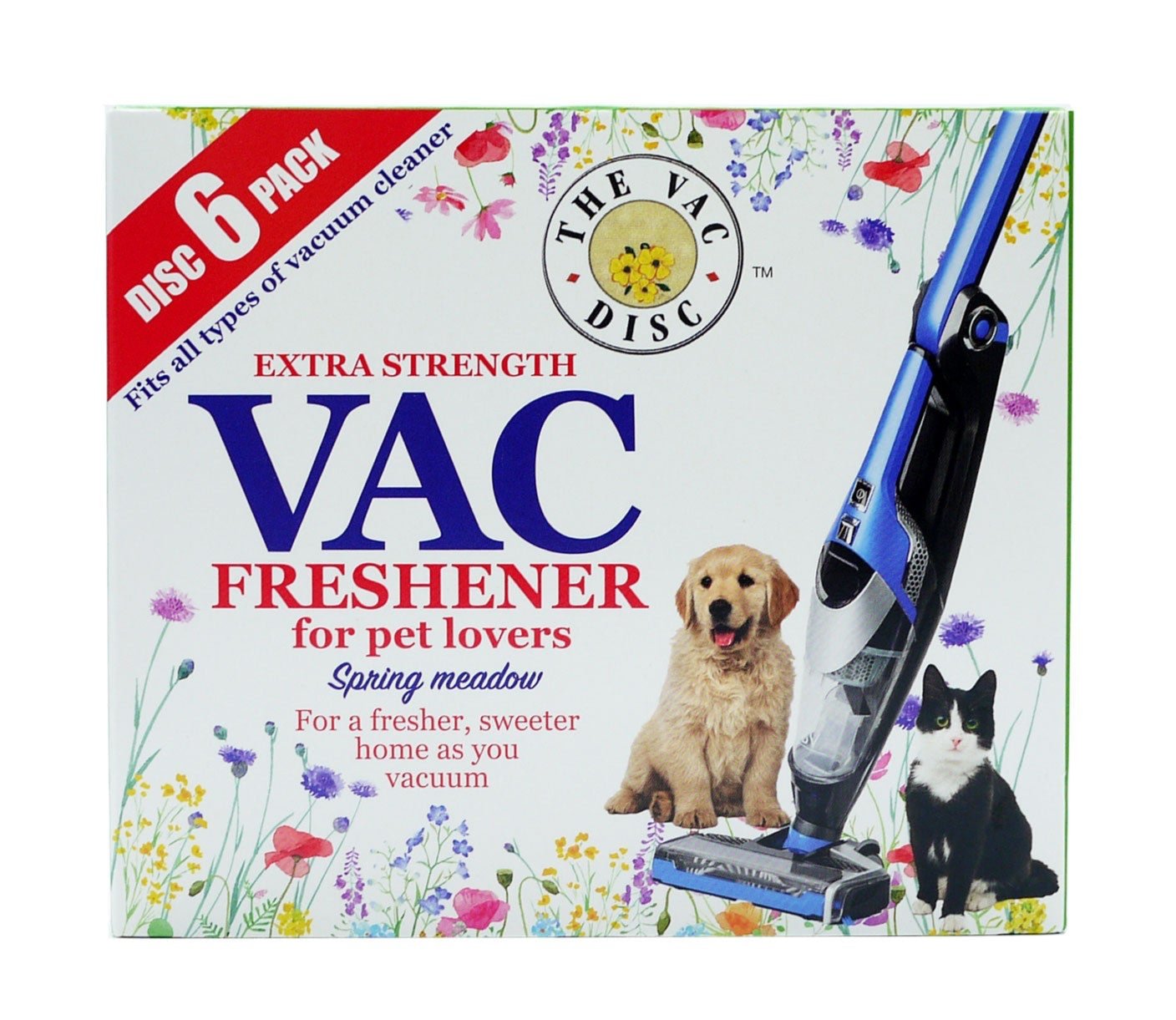 Vac Freshener Spring Meadow Vůně do vysavače (6 ks)