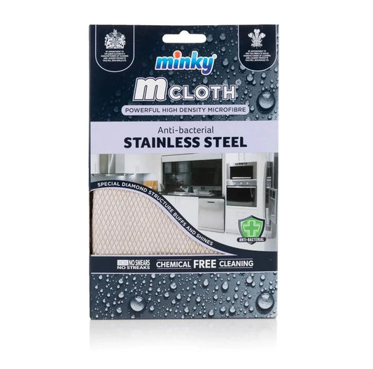 M Cloth Anti-Bacterial Stainless Steel utěrka z mikrovlákna